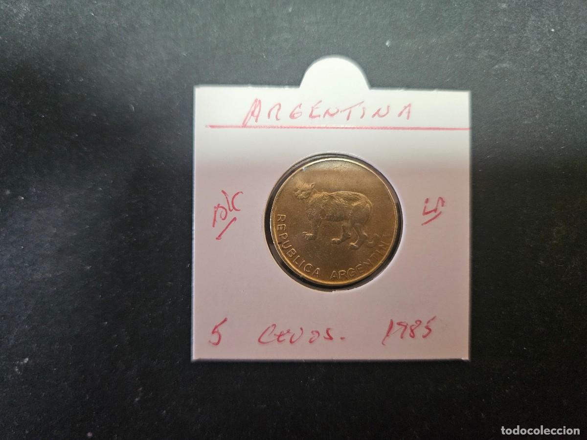 Monedas antiguas de Am&eacute;rica: ARGENTINA 5 CENTAVOS 1985 BC KM=97.1 (LAT&Oacute;N)