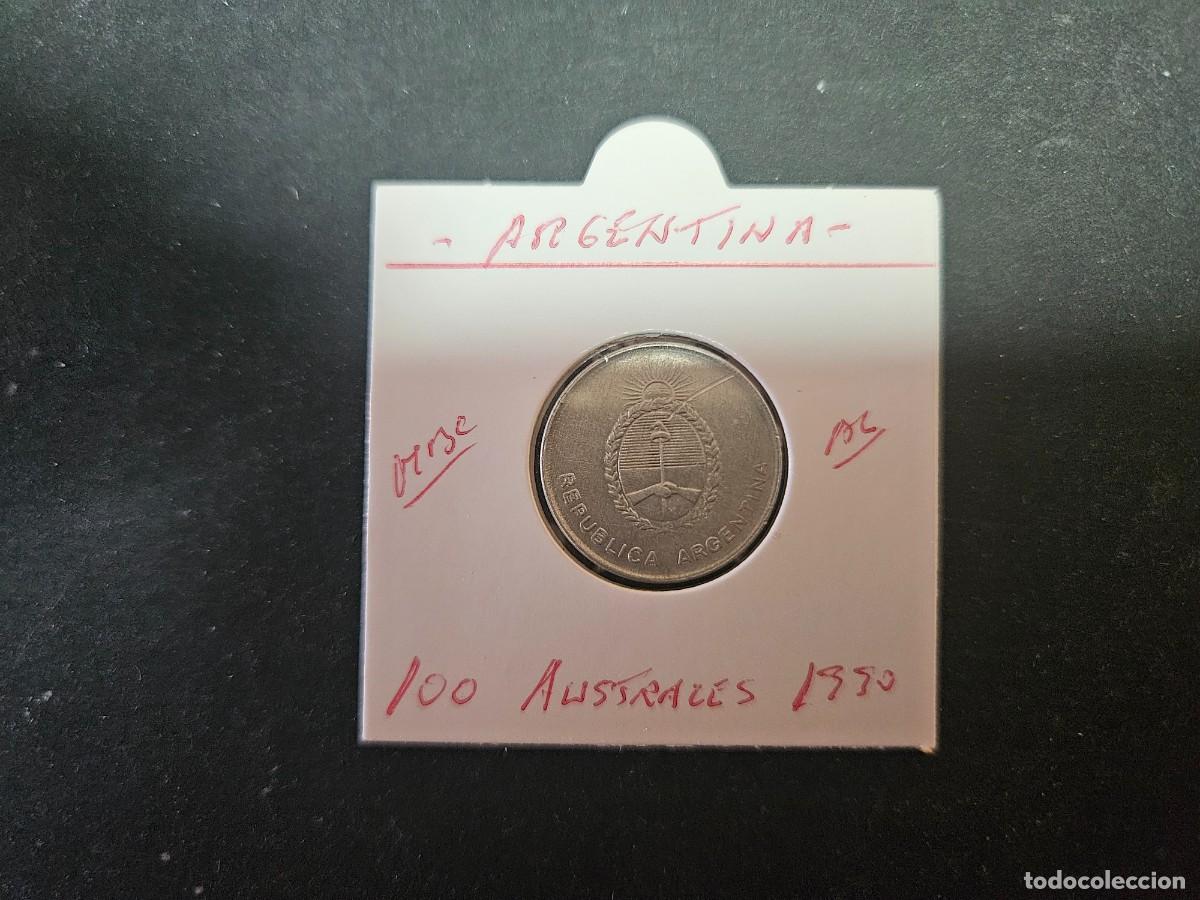 Monedas antiguas de Am&eacute;rica: ARGENTINA 100 AUSTRALES 1990 MBC KM=103 (ALUMINIO)
