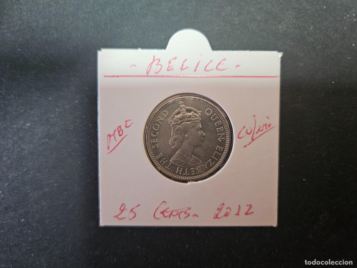 Monedas antiguas de Am&eacute;rica: BELIZE 25 CENTIMOS 2012 MBC KM=36 (CUPRONIQUEL)