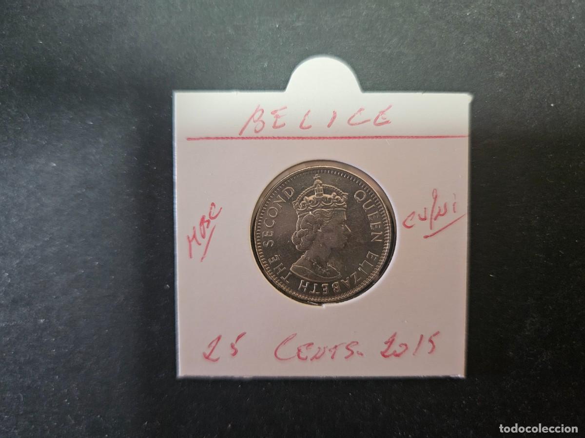 Monedas antiguas de Am&eacute;rica: BELIZE 25 CENTIMOS 2015 MBC KM=36 (CUPRONIQUEL)