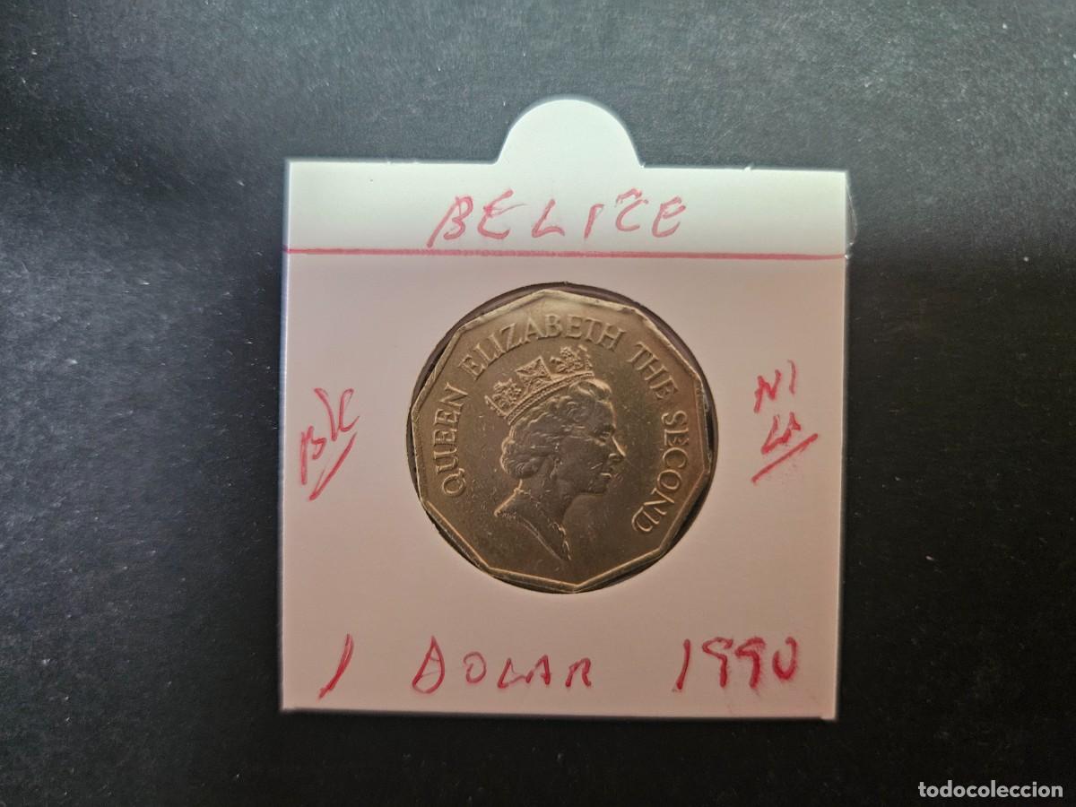 Monedas antiguas de Am&eacute;rica: BELIZE 1 DOLAR 1990 BC KM=99 (NIQUEL-LAT&Oacute;N)