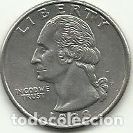 Monedas antiguas de Am&eacute;rica: ESTADOS UNIDOS EEUU - 1/4 DOLLAR - 1998 - COBRE-NIQUEL - FOTOS
