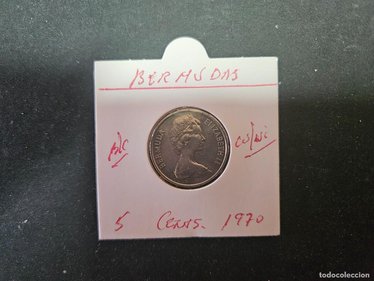 Monedas antiguas de Am&eacute;rica: BERMUDAS 5 CENTIMOS 1970 BC KM=16 (CUPRONIQUEL)