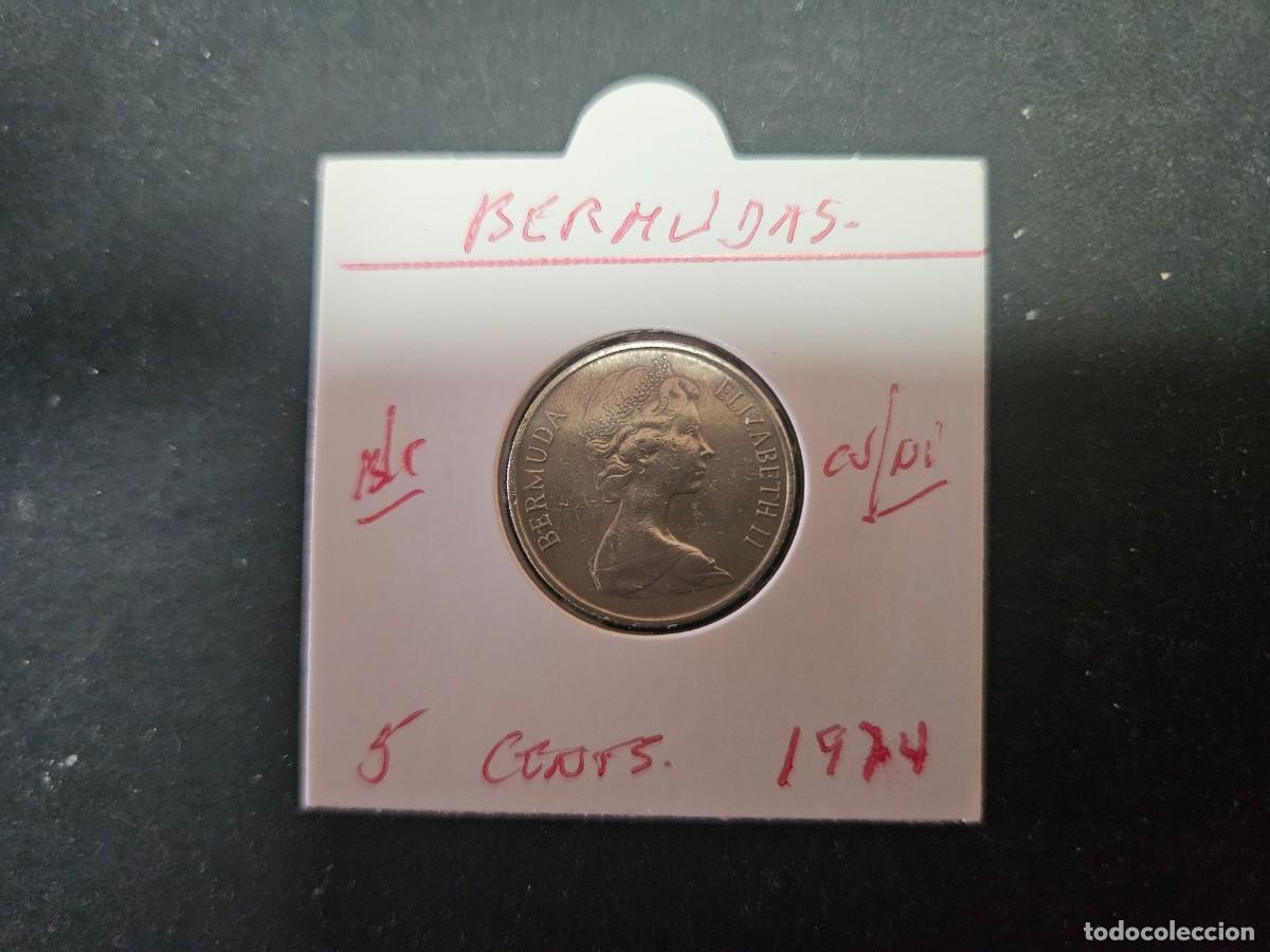 Monedas antiguas de Am&eacute;rica: BERMUDAS 5 CENTIMOS 1974 BC KM=16 (CUPRONIQUEL)