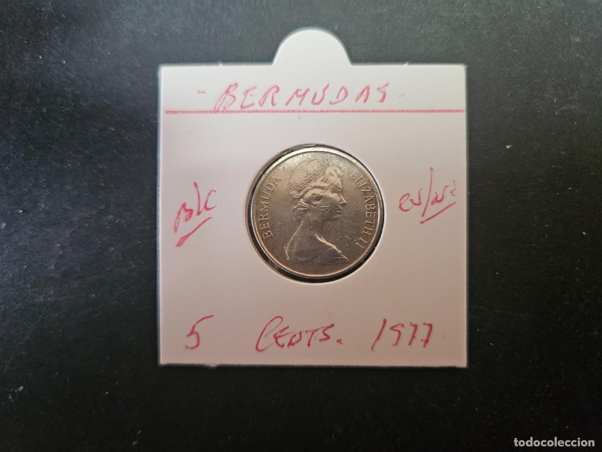 Monedas antiguas de Am&eacute;rica: BERMUDAS 5 CENTIMOS 1977 BC KM=16 (CUPRONIQUEL)