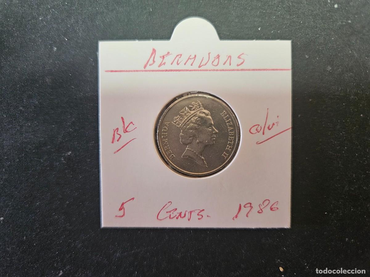 Monedas antiguas de Am&eacute;rica: BERMUDAS 5 CENTIMOS 1986 BC KM=45 (CUPRONIQUEL)