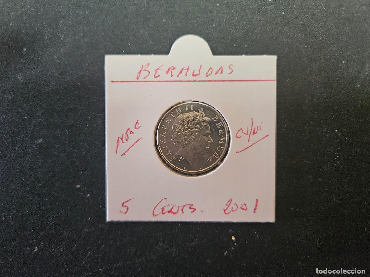 Monedas antiguas de Am&eacute;rica: BERMUDAS 5 CENTIMOS 2001 MBC KM=108 (CUPRONIQUEL)