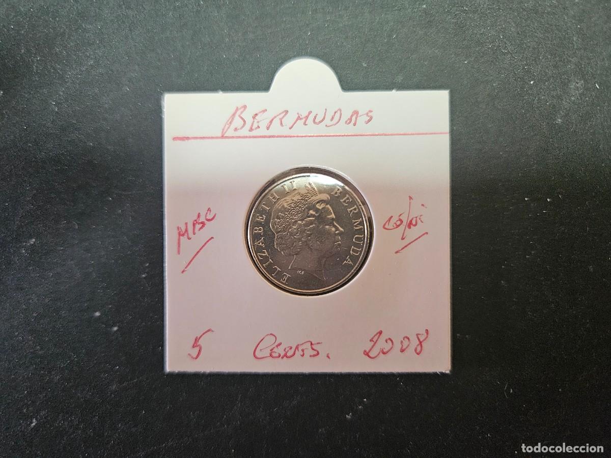 Monedas antiguas de Am&eacute;rica: BERMUDAS 5 CENTIMOS 2008 MBC KM=108 (CUPRONIQUEL)