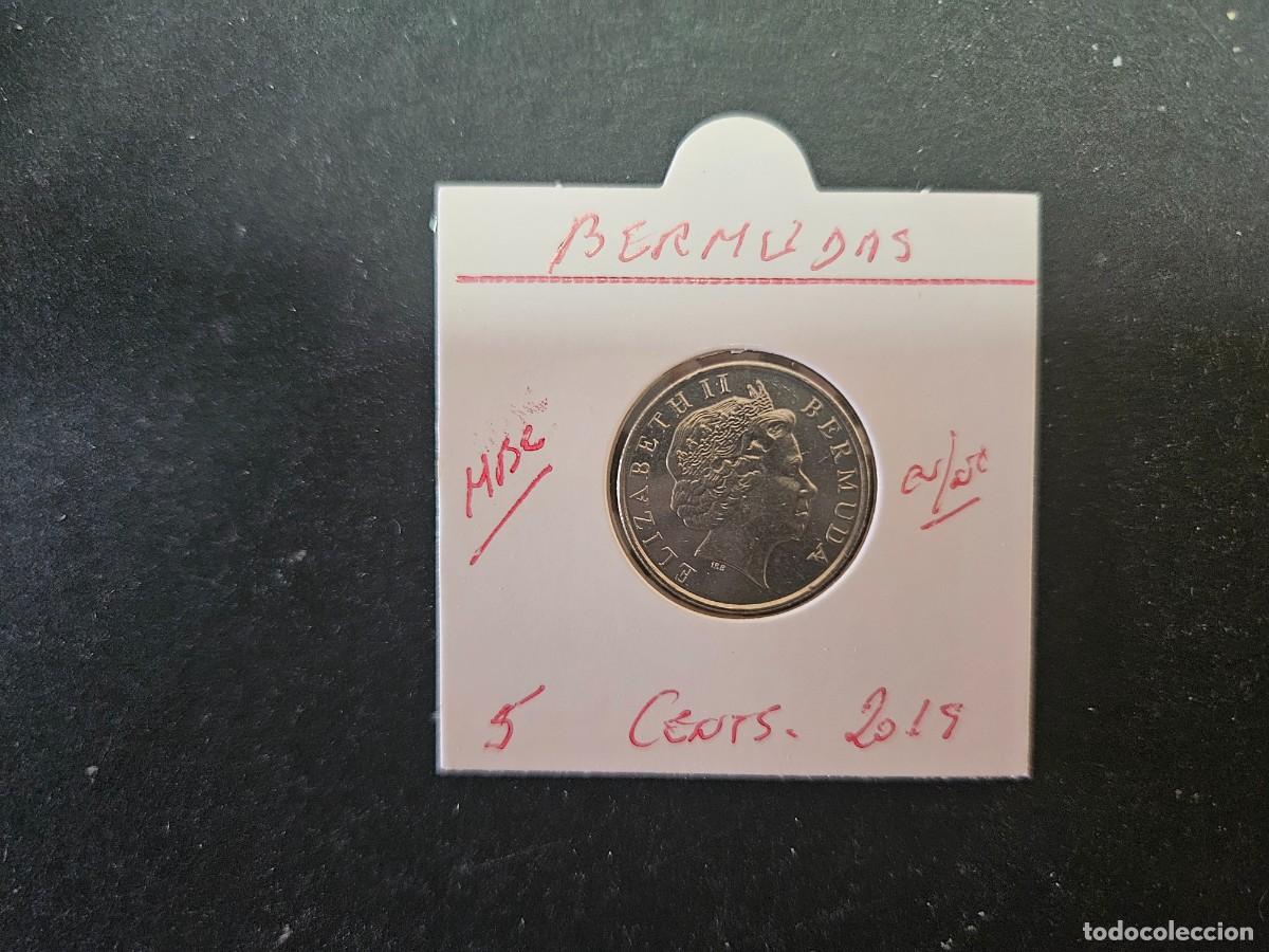 Monedas antiguas de Am&eacute;rica: BERMUDAS 5 CENTIMOS 2019 MBC KM=108 (CUPRONIQUEL)