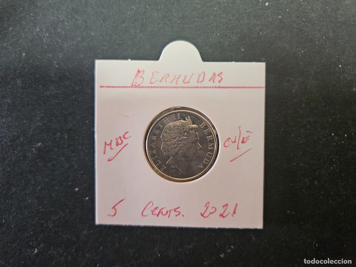 Monedas antiguas de Am&eacute;rica: BERMUDAS 5 CENTIMOS 2021 MBC KM=108 (CUPRONIQUEL)