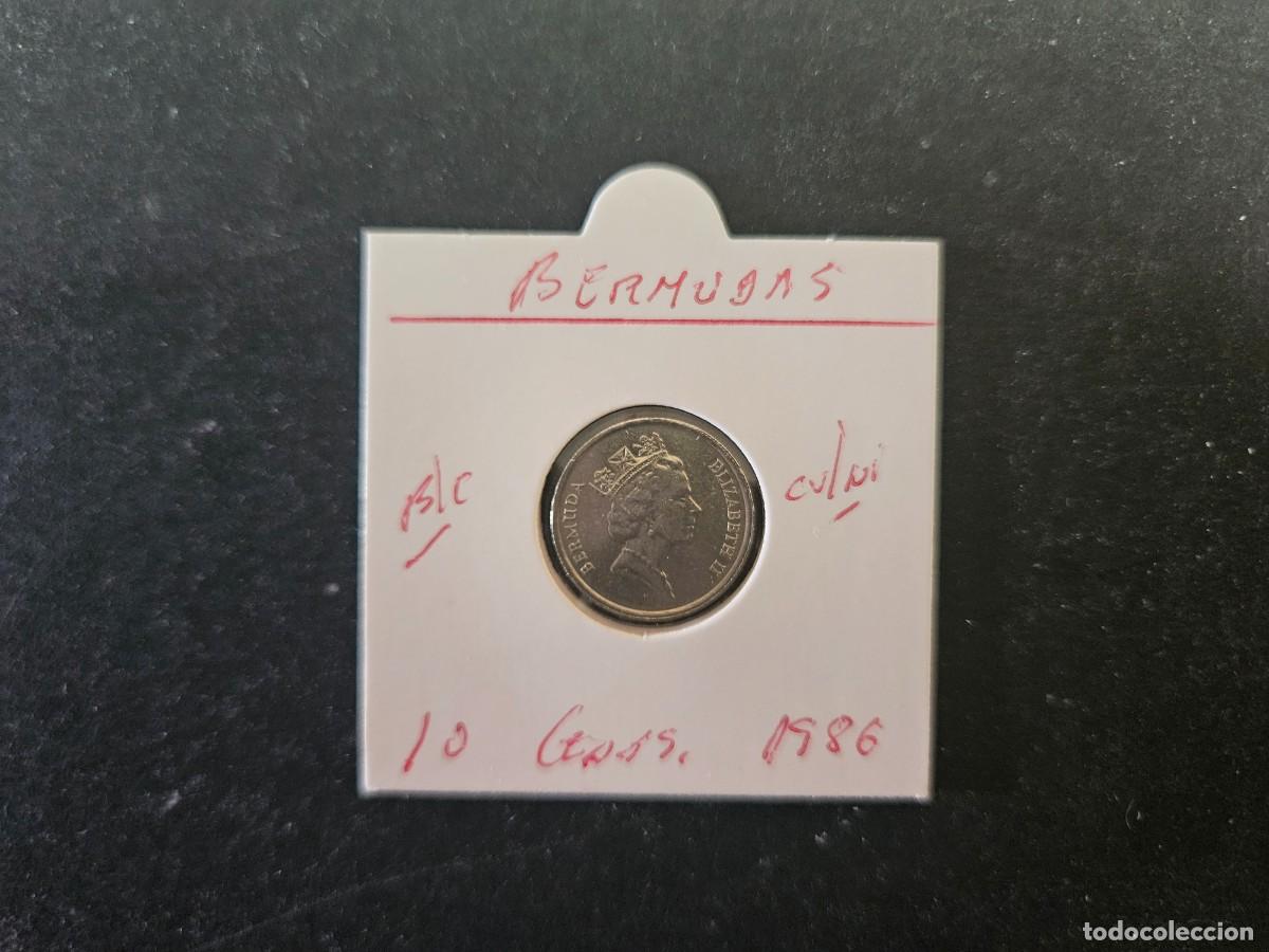 Monedas antiguas de Am&eacute;rica: BERMUDAS 10 CENTIMOS 1986 BC KM=46 (CUPRONIQUEL)