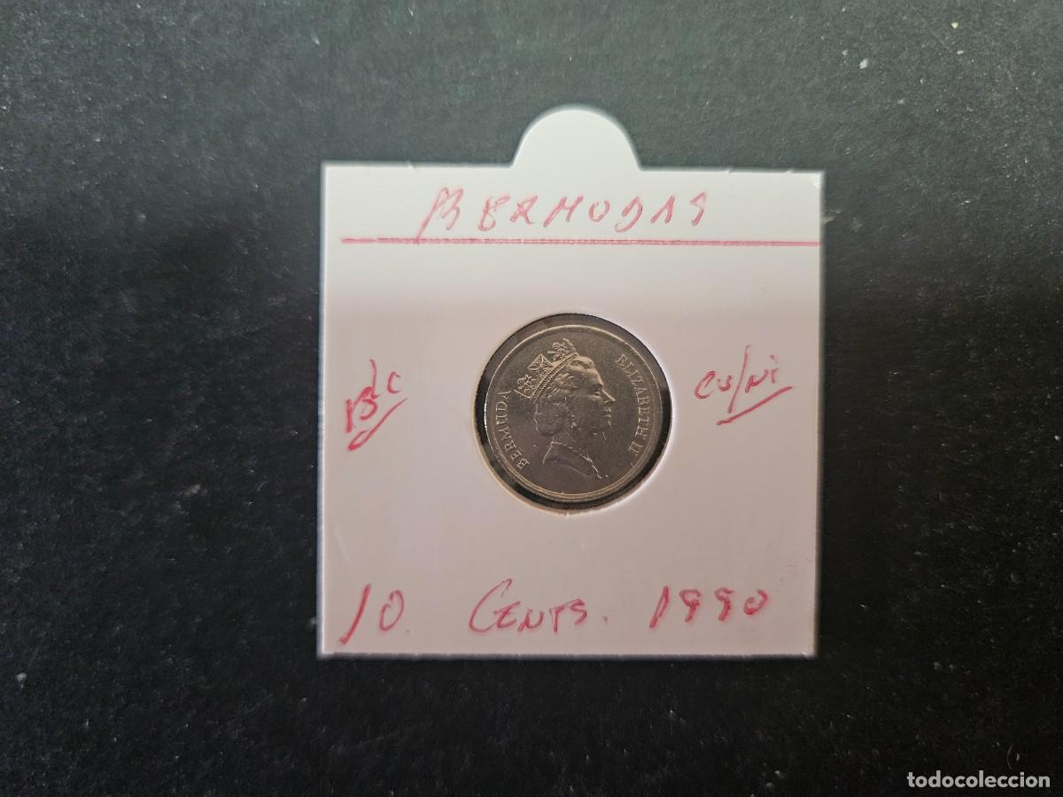 Monedas antiguas de Am&eacute;rica: BERMUDAS 10 CENTIMOS 1990 BC KM=46 (CUPRONIQUEL)