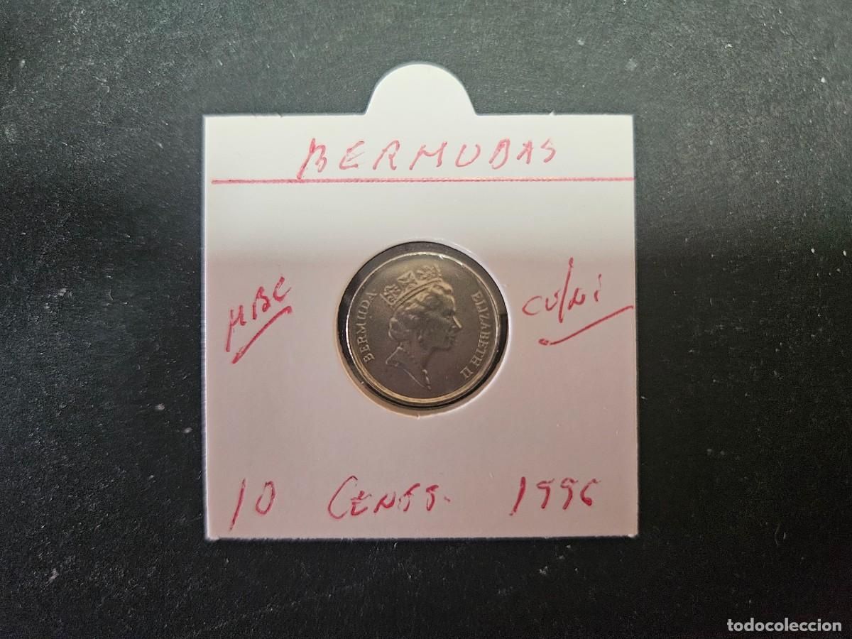 Monedas antiguas de Am&eacute;rica: BERMUDAS 10 CENTIMOS 1996 MBC KM=46 (CUPRONIQUEL)