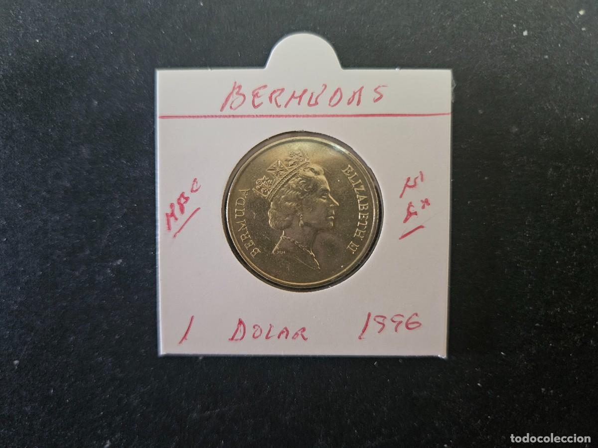 Monedas antiguas de Am&eacute;rica: BERMUDAS 1 DOLAR 1996 MBC KM=56 (NIQUEL-LAT&Oacute;N)