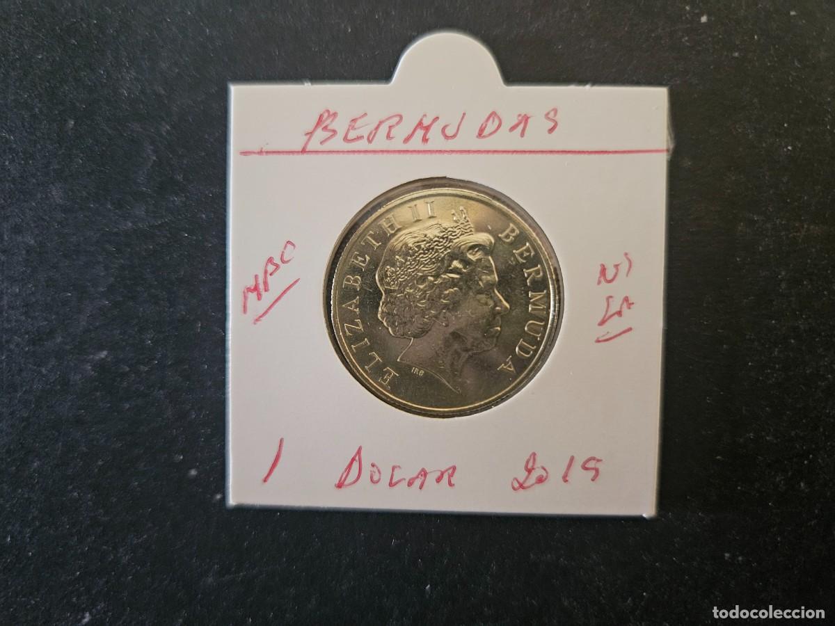 Monedas antiguas de Am&eacute;rica: BERMUDAS 1 DOLAR 2015 MBC KM=111 (NIQUEL-LAT&Oacute;N)