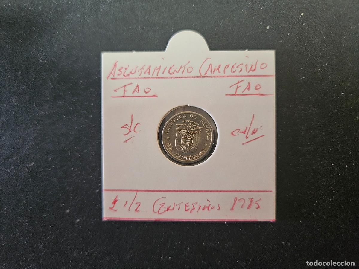 Monedas antiguas de Am&eacute;rica: PANAMA 2 1/2 CENTESIMOS 1975 S/C KM=32 (CUPRONIQUEL) F.A.O.