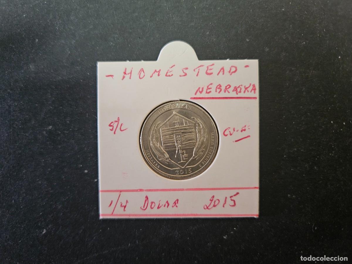 Monedas antiguas de Am&eacute;rica: USA 25 CENTAVOS 2015 S/C (CUPRONIQUEL) NEBRASKA (CECA &rdquo;P&rdquo;)