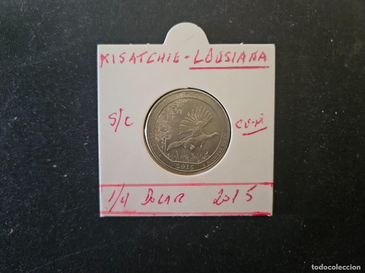 Monedas antiguas de Am&eacute;rica: USA 25 CENTAVOS 2015 S/C (CUPRONIQUEL) LOUSIANA (CECA &rdquo;P&rdquo;)
