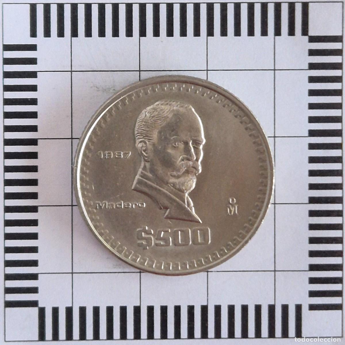 Monedas antiguas de Am&eacute;rica: 500 PESOS, M&Eacute;XICO. 1987. (KM#529).