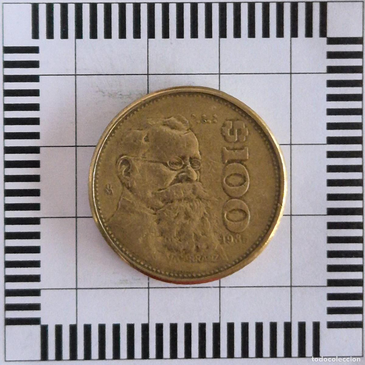 Monedas antiguas de Am&eacute;rica: 100 PESOS, M&Eacute;XICO. 1985. (KM#493).