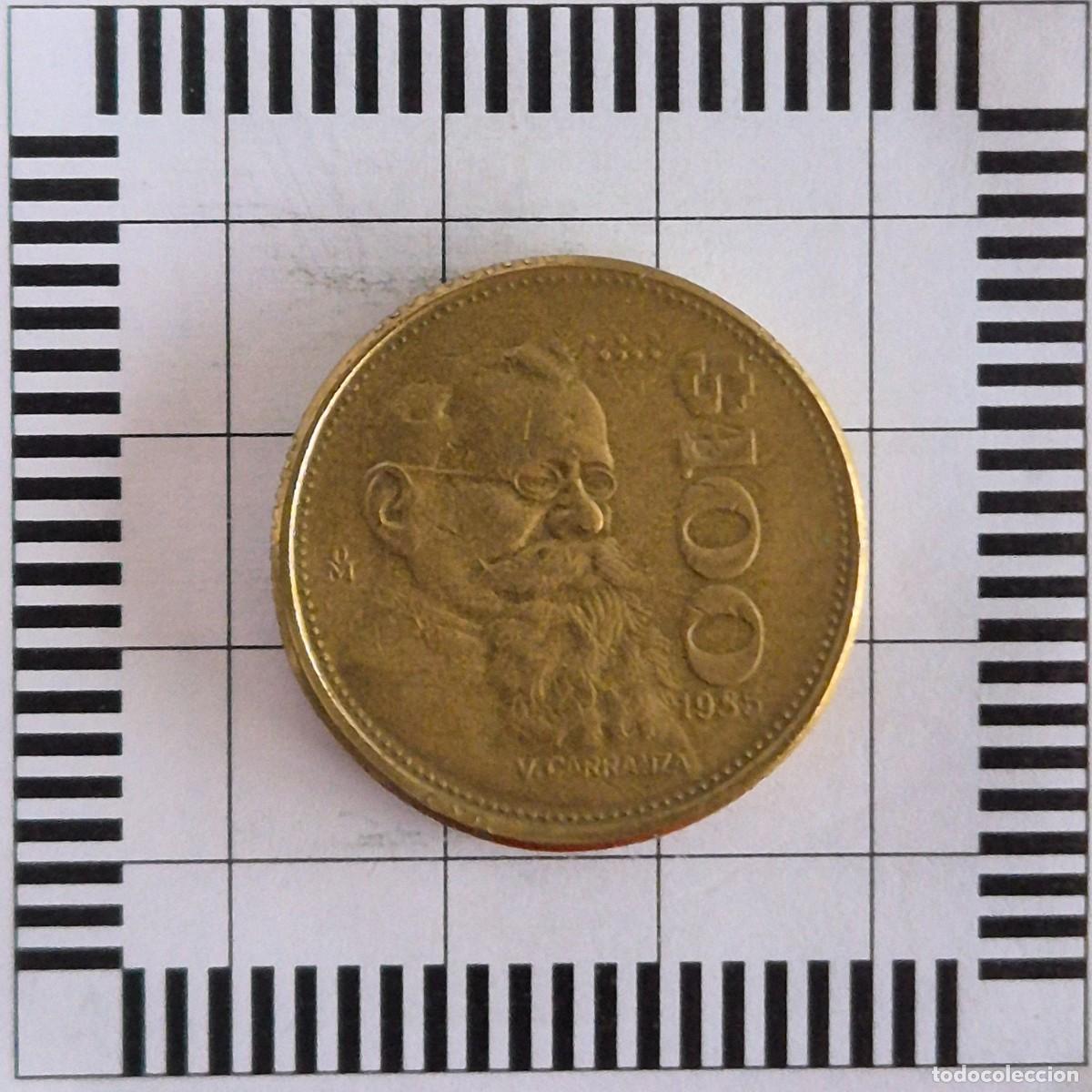 Monedas antiguas de Am&eacute;rica: 100 PESOS, M&Eacute;XICO. 1985. (KM#493).