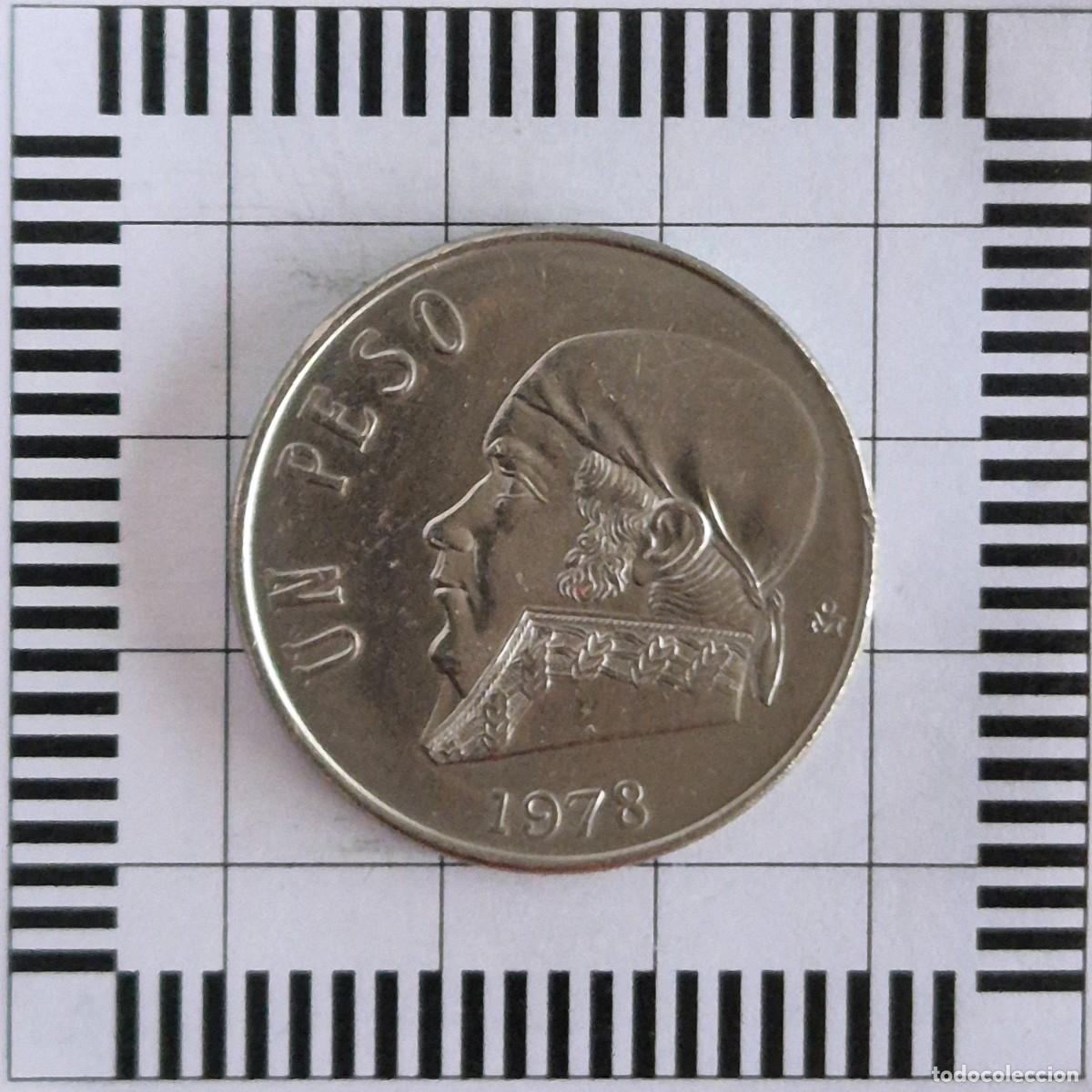 Monedas antiguas de Am&eacute;rica: 1 PESO, M&Eacute;XICO. 1978. (KM#460).