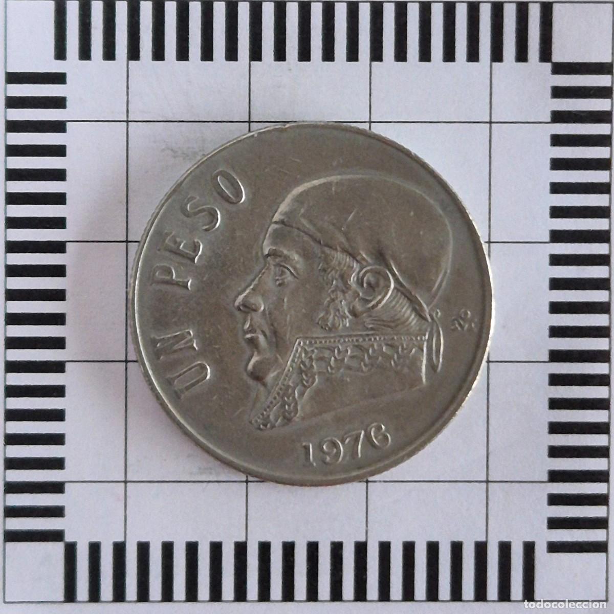 Monedas antiguas de Am&eacute;rica: 1 PESO, M&Eacute;XICO. 1976. (KM#460).