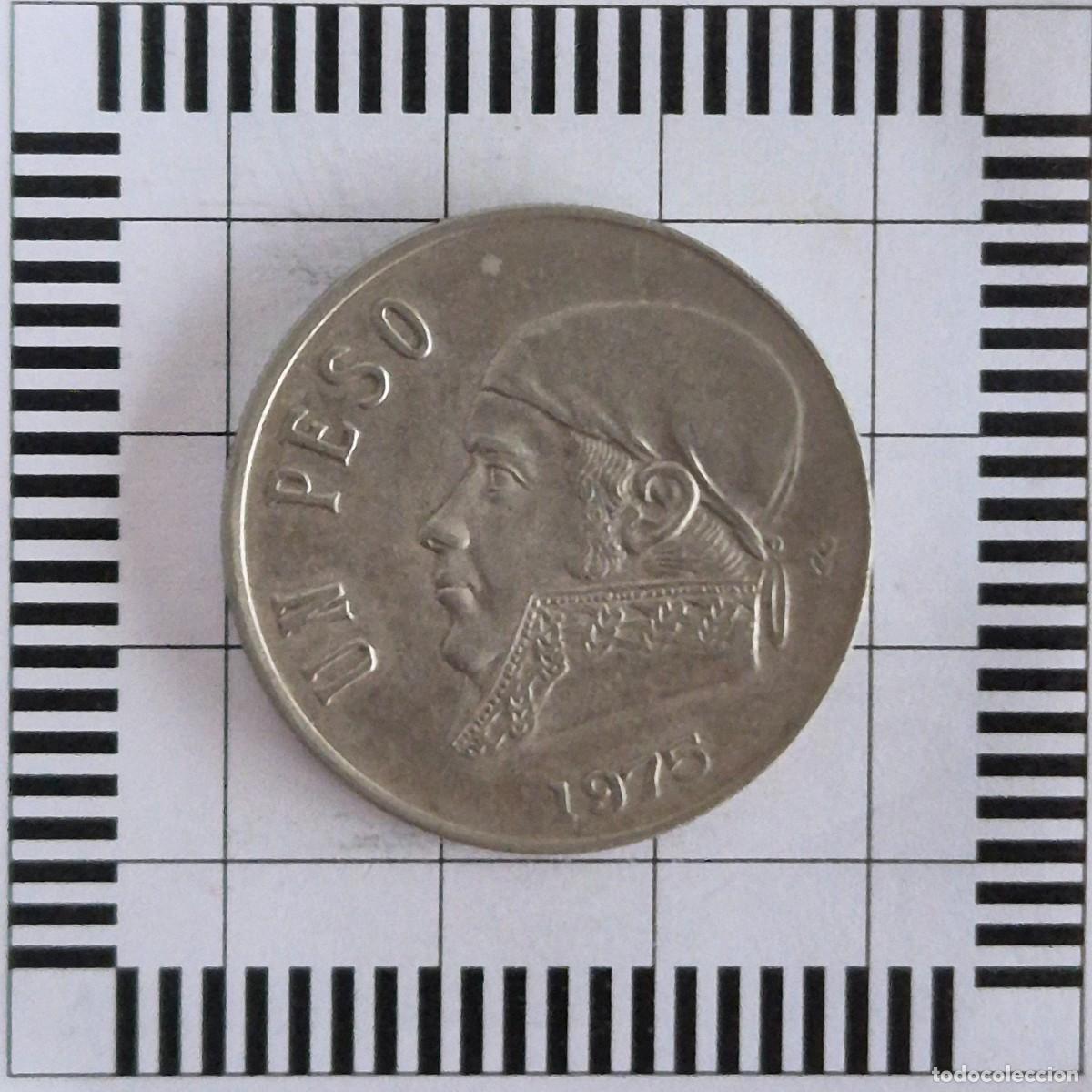 Monedas antiguas de Am&eacute;rica: 1 PESO, M&Eacute;XICO. 1975. (KM#460).