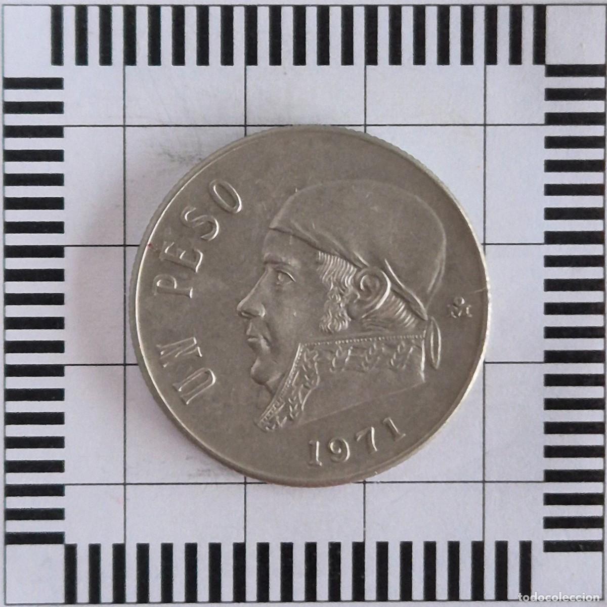 Monedas antiguas de Am&eacute;rica: 1 PESO, M&Eacute;XICO. 1971. (KM#460).