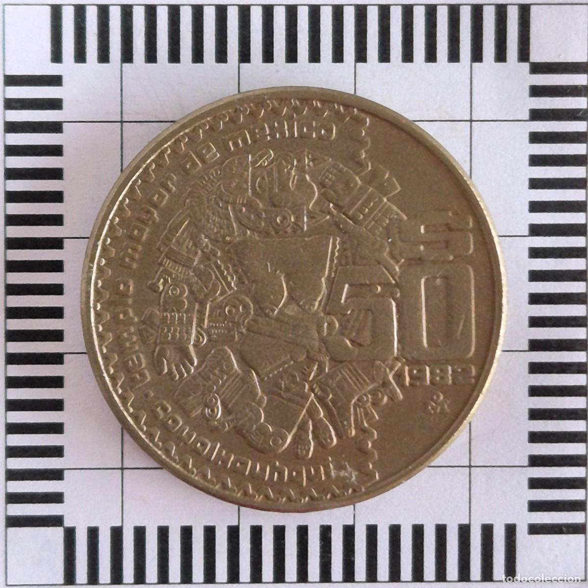Monedas antiguas de Am&eacute;rica: 50 PESOS, M&Eacute;XICO. 1982. (KM#490).