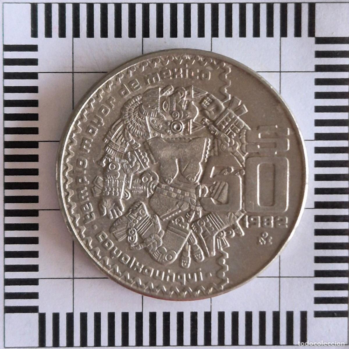 Monedas antiguas de Am&eacute;rica: 50 PESOS, M&Eacute;XICO. 1982. (KM#490).