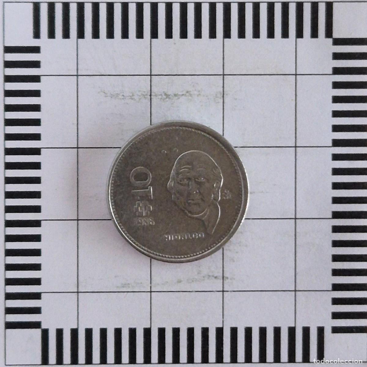 Monedas antiguas de Am&eacute;rica: 10 PESOS, M&Eacute;XICO. 1986. (KM#512).