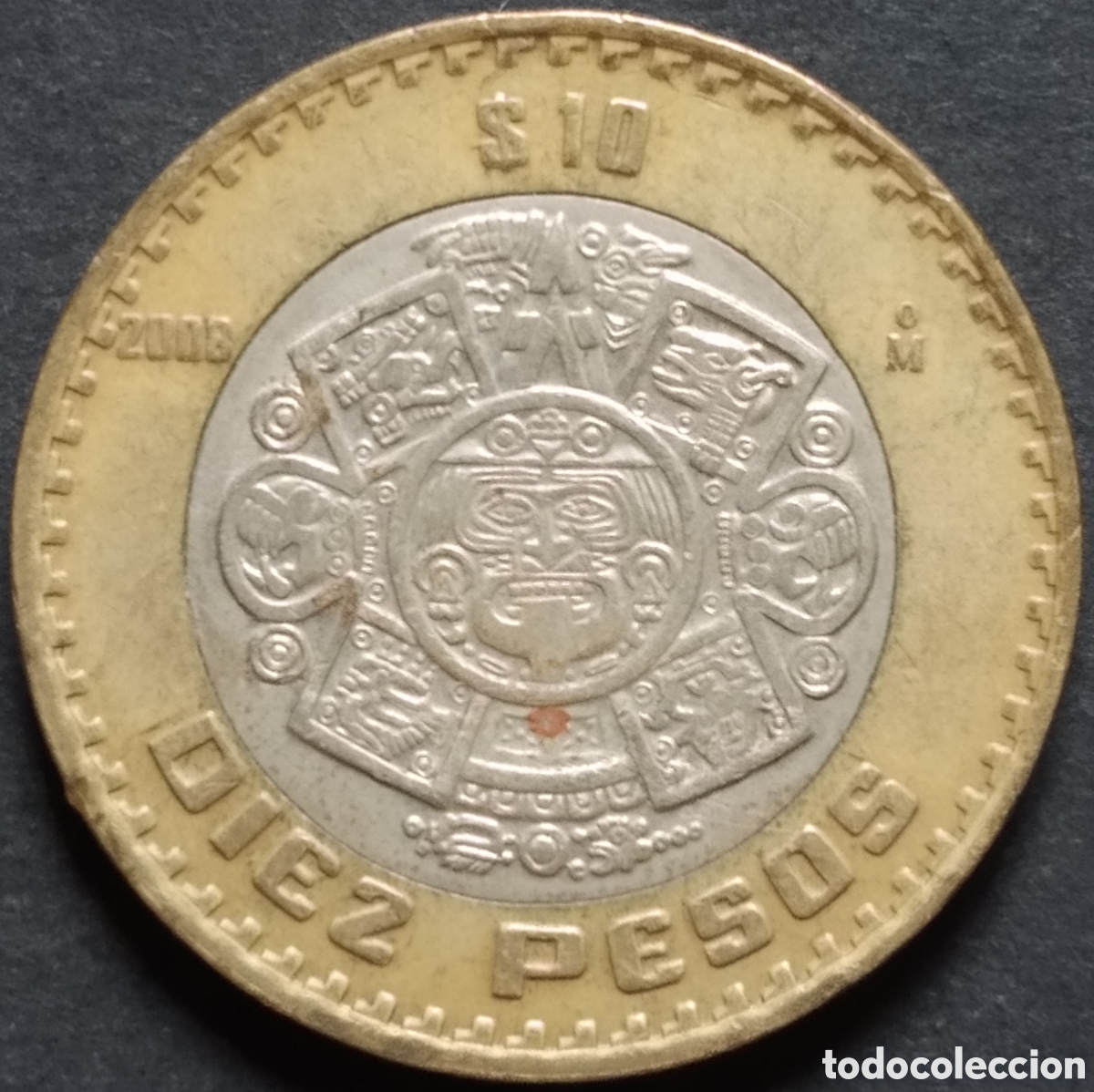 Monedas antiguas de Am&eacute;rica: MONEDA - MEXICO 10 PESOS 2008