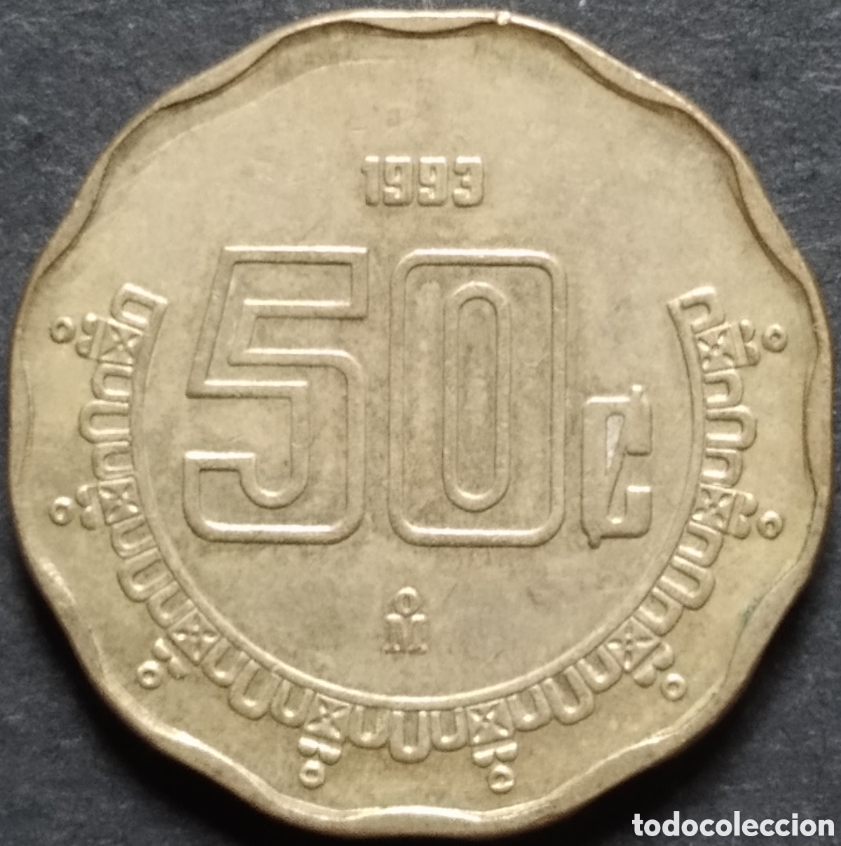 Monedas antiguas de Am&eacute;rica: MONEDA - MEXICO 50 CENTAVOS 1993
