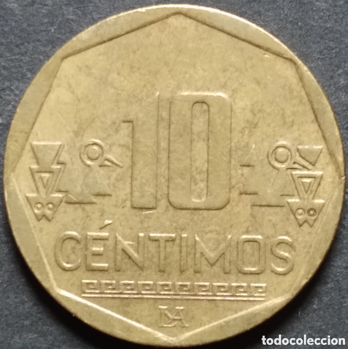 Monedas antiguas de Am&eacute;rica: MONEDA - PER&Uacute; 10 CENTIMOS 2023