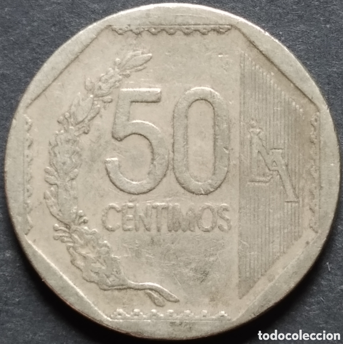Monedas antiguas de Am&eacute;rica: MONEDA - PER&Uacute; 50 CENTIMOS 2003