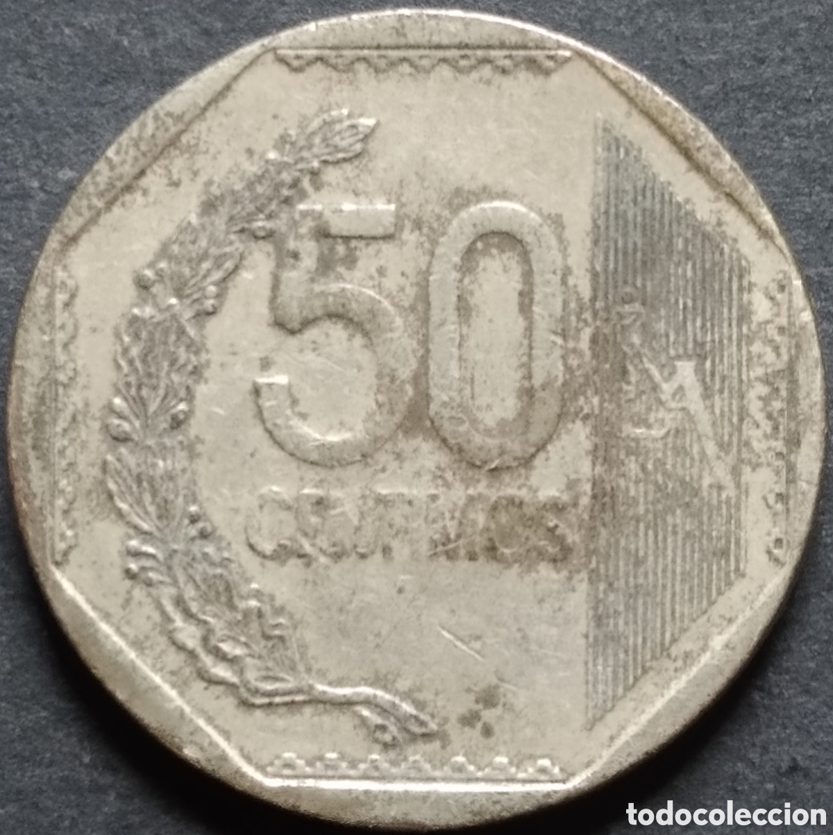 Monedas antiguas de Am&eacute;rica: MONEDA - PER&Uacute; 50 CENTIMOS 2018