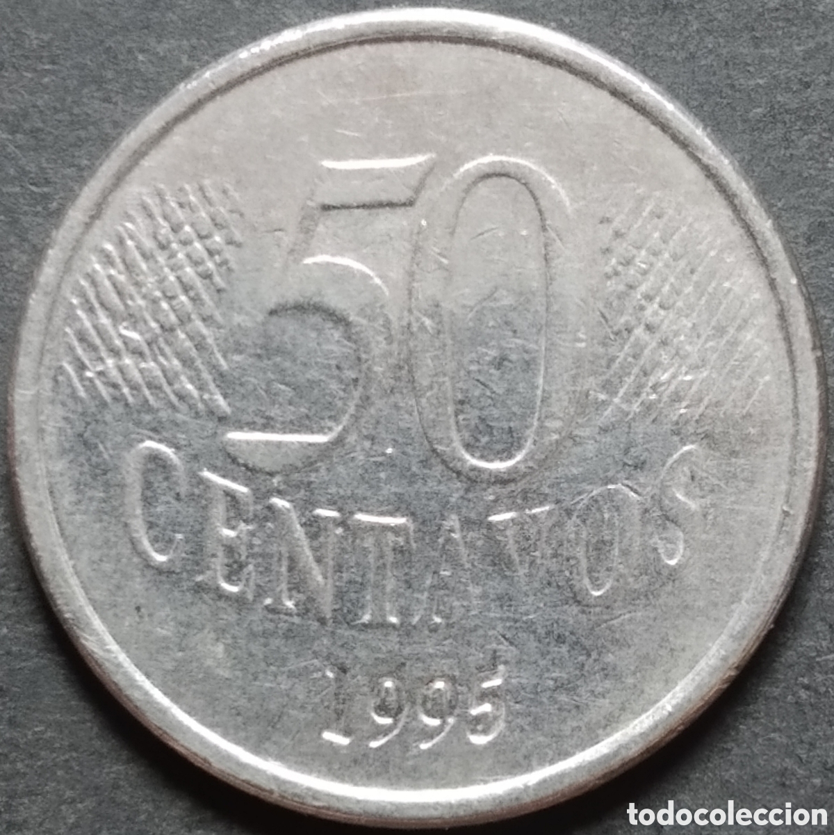 Monedas antiguas de Am&eacute;rica: MONEDA - BRASIL 50 CENTAVOS 1995