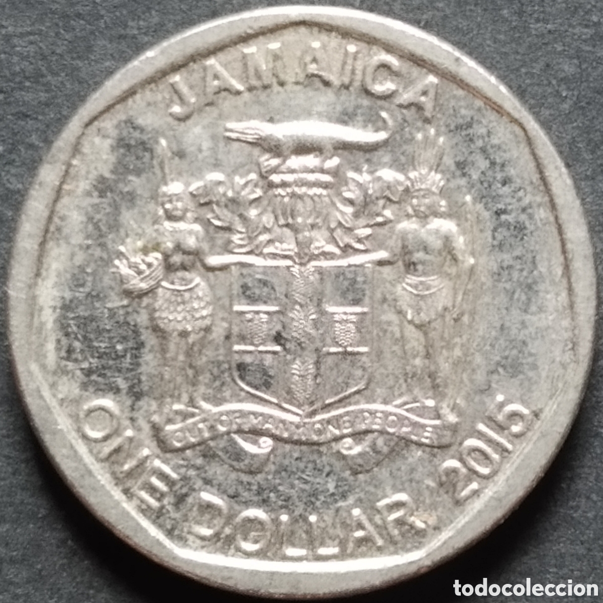 Monedas antiguas de Am&eacute;rica: MONEDA - JAMAICA 1 DOLLAR 2015