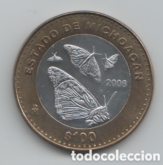 Old Coins of America: 100 pesos M&eacute;xico 2006 centro plata 0.925