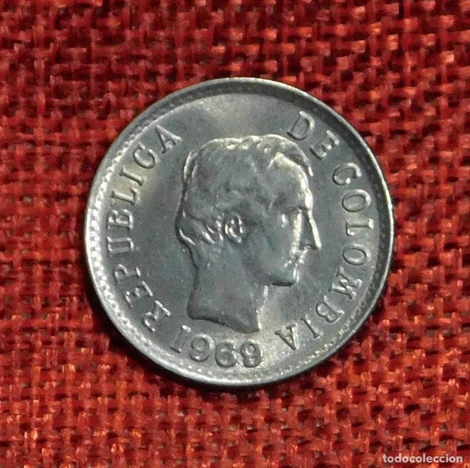 Monedas antiguas de Am&eacute;rica: Republica de Colombia - A&ntilde;o 1969 - 20 Centavos