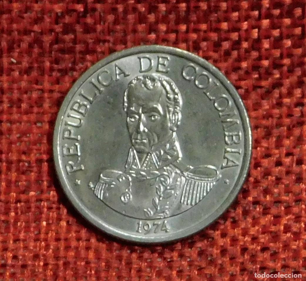 Monedas antiguas de Am&eacute;rica: Republica de Colombia - A&ntilde;o 1974 - 1 Peso
