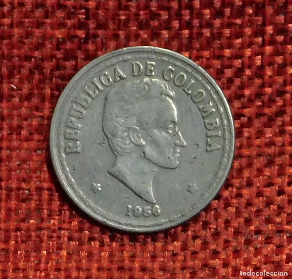 Monedas antiguas de Am&eacute;rica: Republica de Colombia - A&ntilde;o 1956 - Veinte centavos