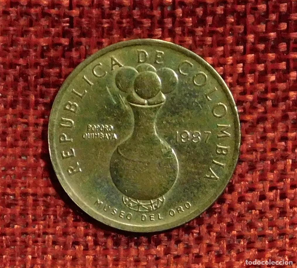Monedas antiguas de Am&eacute;rica: Republica de Colombia - A&ntilde;o 1987 Museo del oro - 20 Pesos