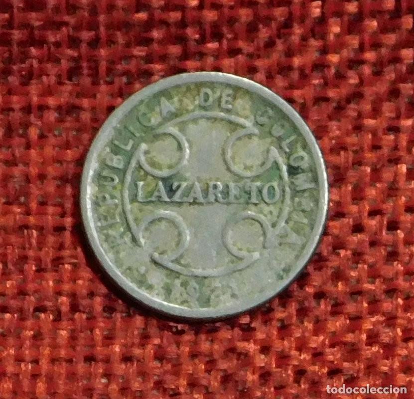 Monedas antiguas de Am&eacute;rica: Republica de Colombia - Acu&ntilde;aci&oacute;n de Leproseria - 1921 - 2 Centavos