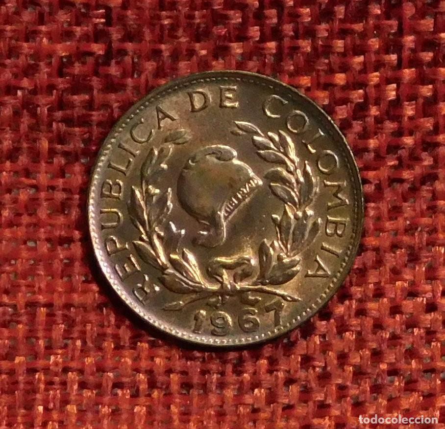 Monedas antiguas de Am&eacute;rica: Republica de Colombia - 1967 - V Cinco centavos