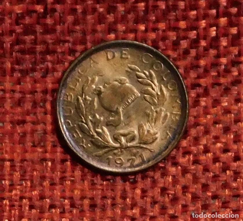 Old Coins of America: Republica de Colombia - 1971 - I0 Diez centavos