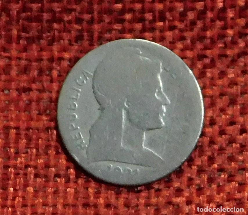 Old Coins of America: Republica de Colombia - 1921 - II Dos centavos