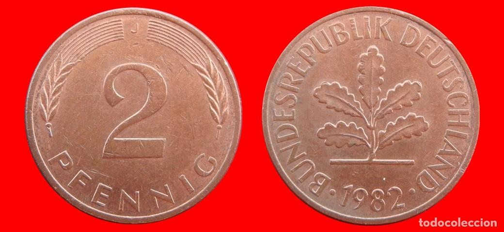 Monedas antiguas de Am&eacute;rica: 2 PFENNIG 1982-J BRD ALEMANIA-154433