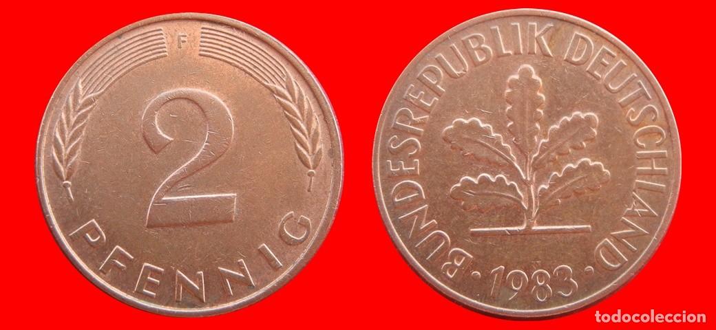 Monedas antiguas de Am&eacute;rica: 2 PFENNIG 1983-F BRD ALEMANIA-154435
